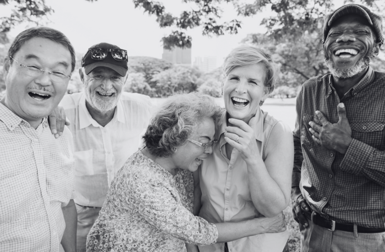 Modbury home friends smiling