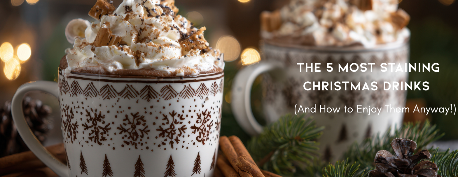 Blog banner staining drinks