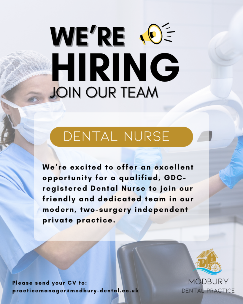Dental Nurse job advert