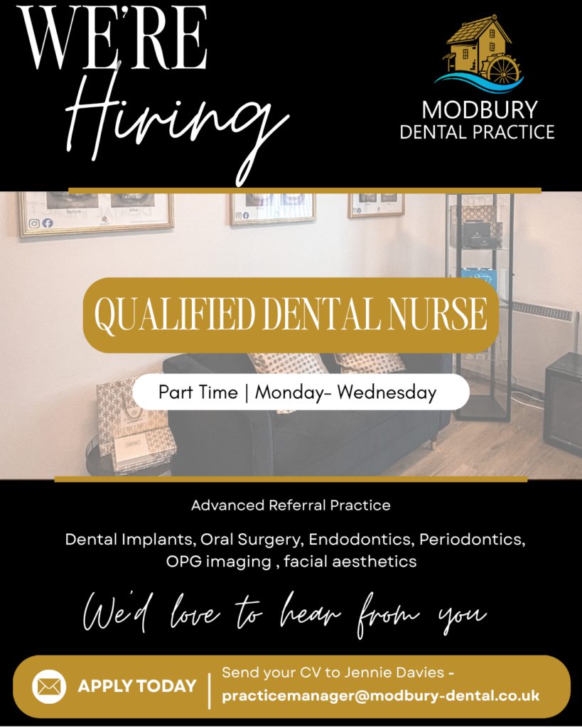 Jobs Dental Nurse Modbury Dental Practice Ivybridge
